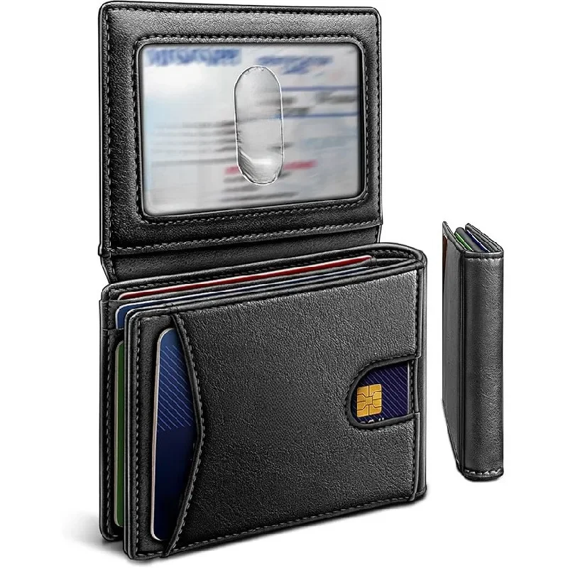 多機能名刺ホルダー高級メンズマネークリップ Cartera Mujer 財布ポータブルクレジットカードホルダーカードクリップバレット男性