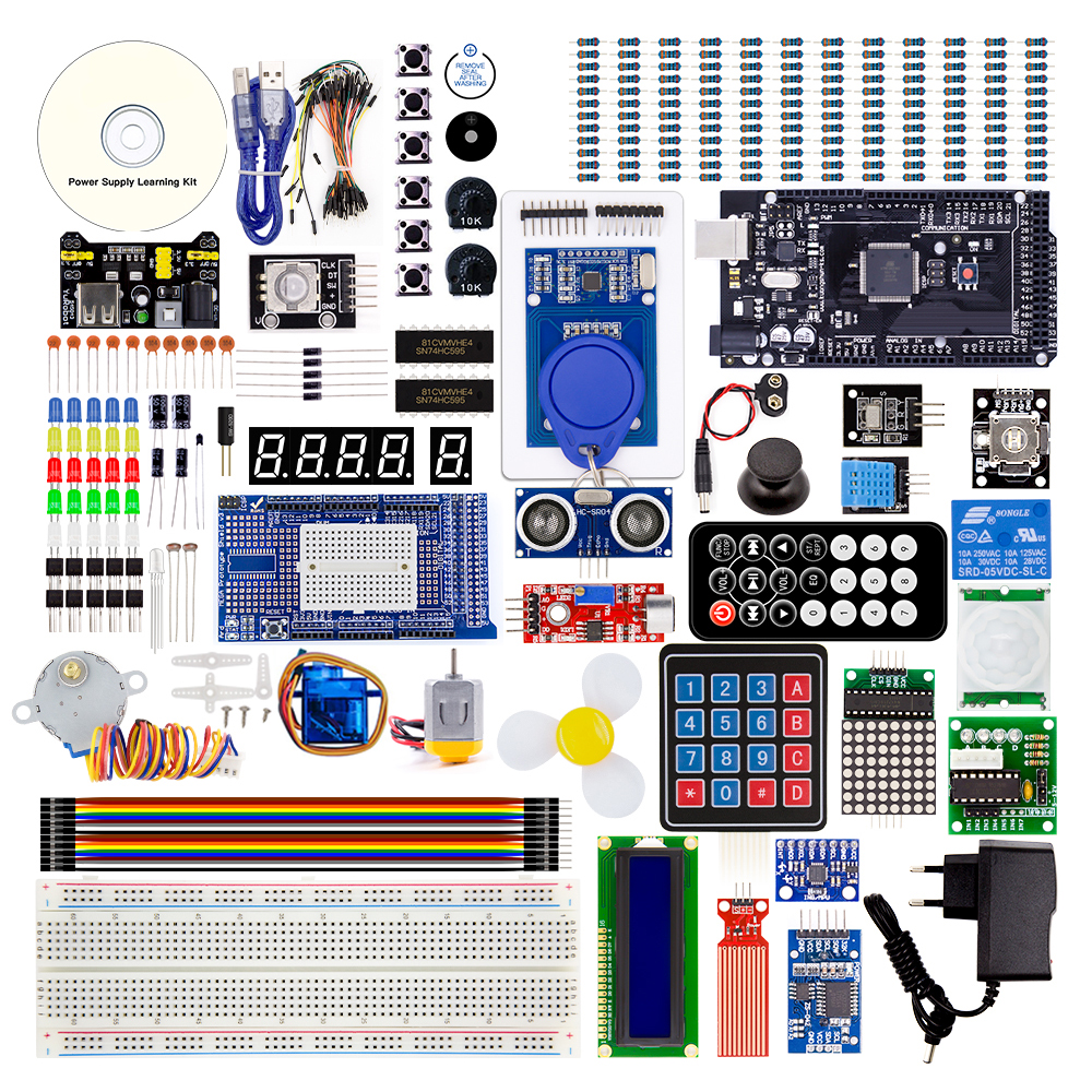 KUONGSHUN Arduino IDE と互換性のある最も完全なスターター キット チュートリアル