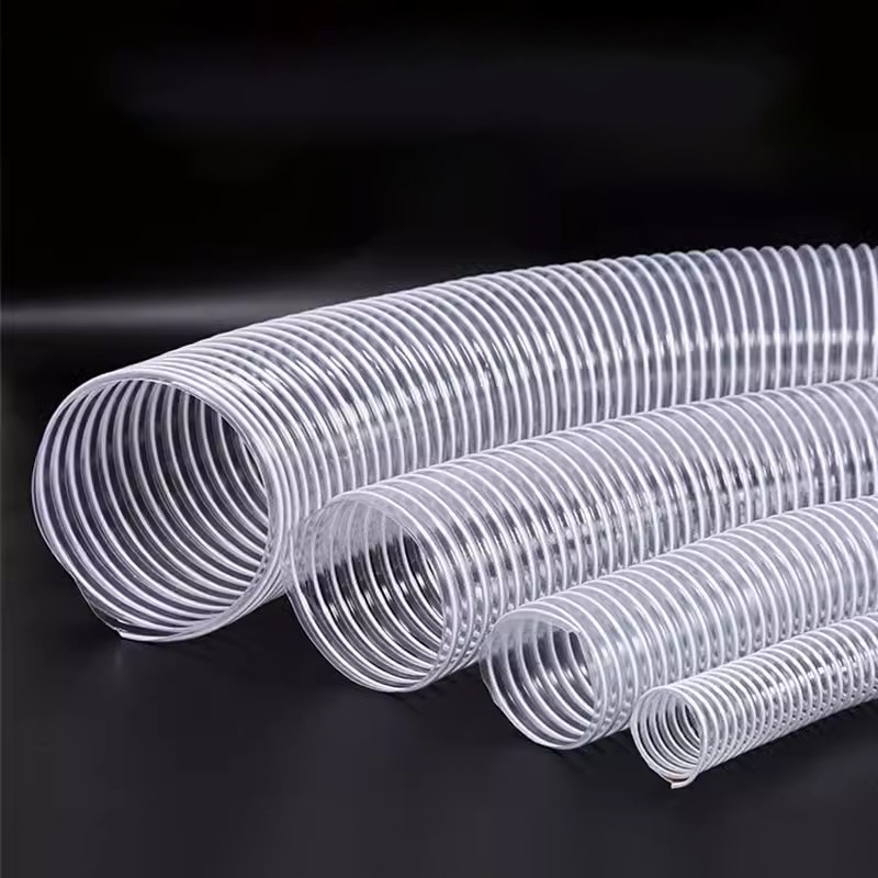 1 メートル内径 25/32/40/50/60 ミリメートルプラスチック透明 PVC パイプ吸塵真空ヒューム排気ホース排気管エアチューブ