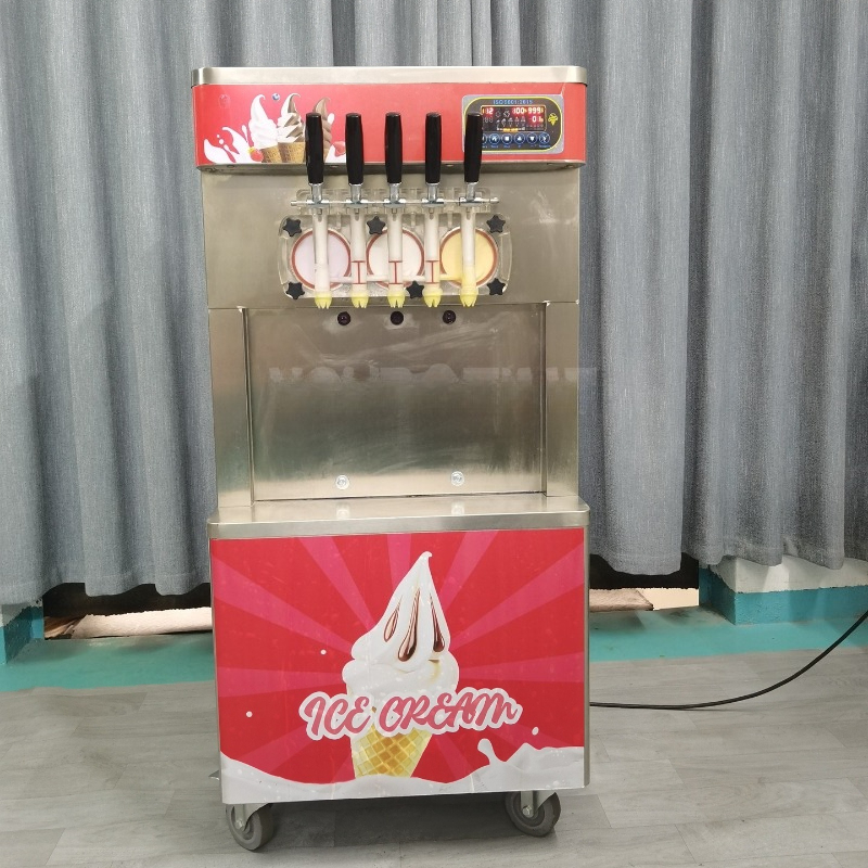 かき氷アイスクリームメーカーライトふわふわ氷の質感アイスクリームメーカーアジアンデザートレストラン家具ジェラティエラ XY60ICM