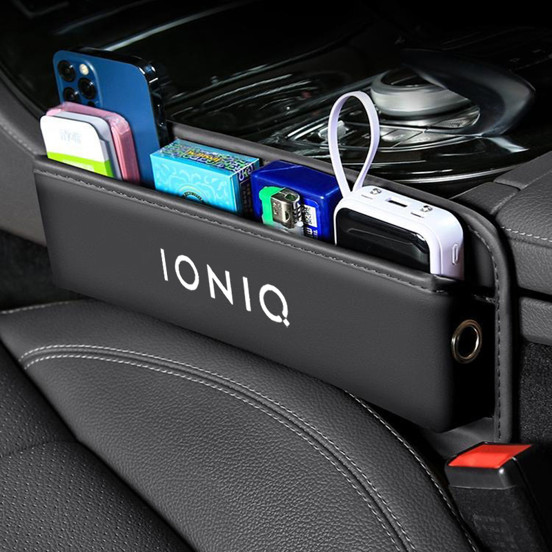 車の特別なシート隙間収納ボックスシートスリットキャッチャーオーガナイザーヒュンダイ IONIQ 5 6 7 カーアクセサリーインテリア