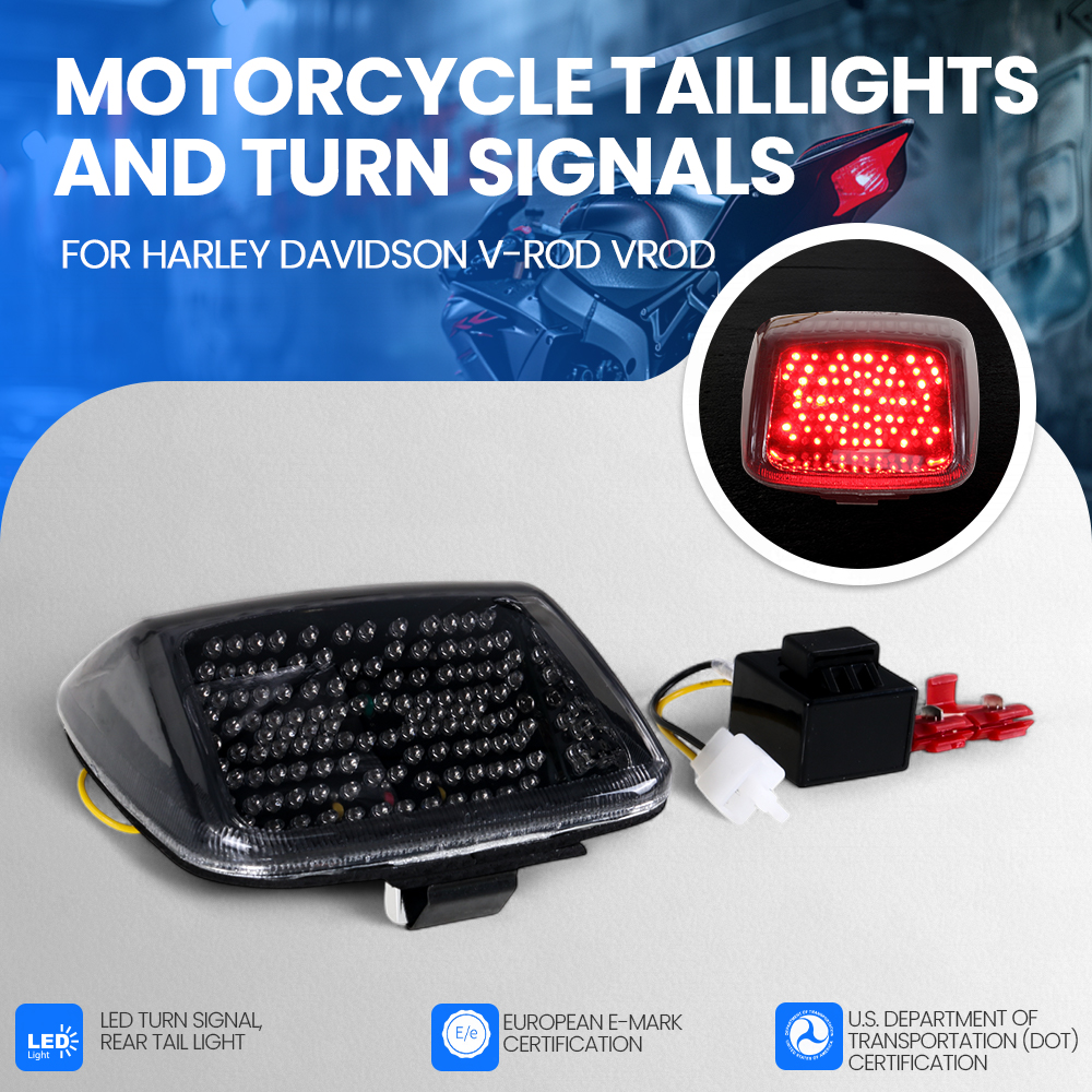 オートバイ LED ターンシグナルテールライトテールライトハーレーダビッドソン V ロッド VROD