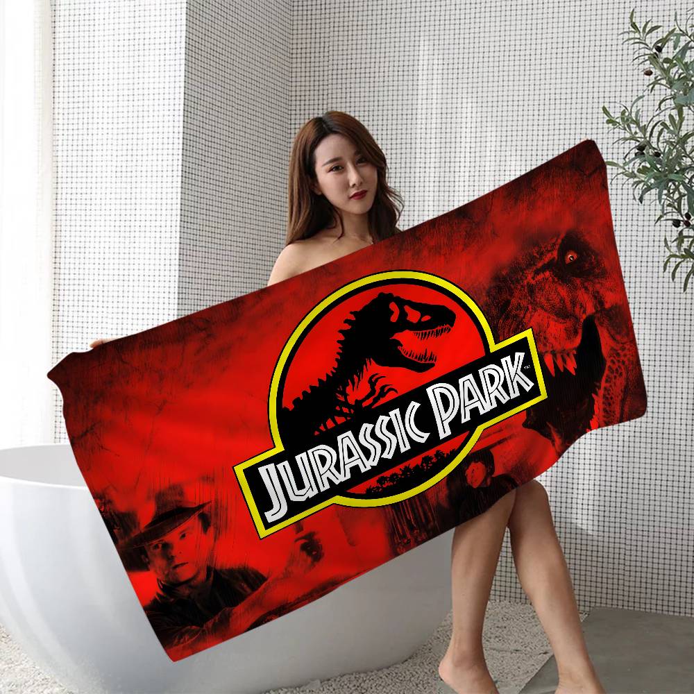 ジュラシックパーク恐竜世界ジュラシックワールドマイクロファイバーブランケット乾燥ビーチタオル特大超吸収性プールタオルブランケット