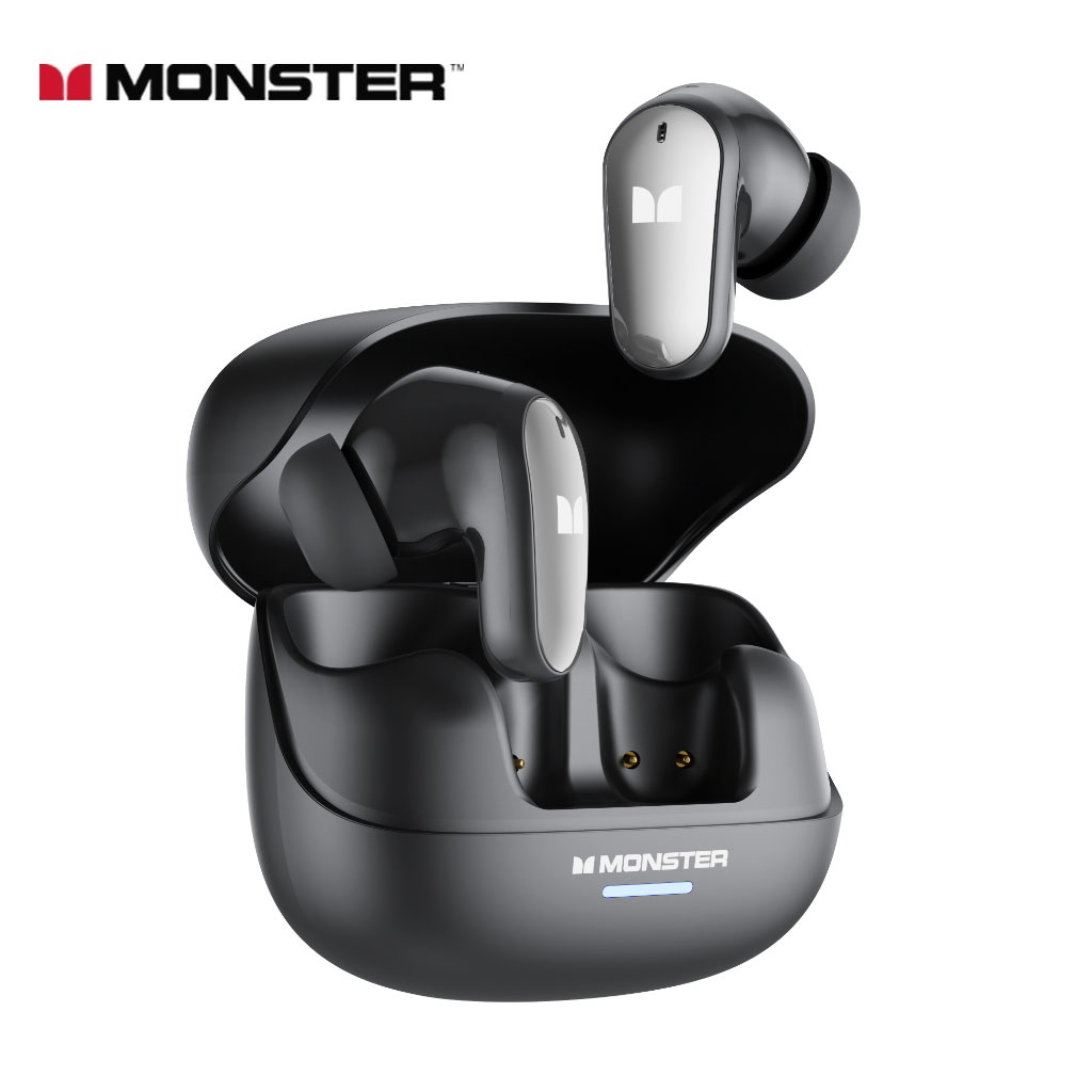 モンスター MQT52 ワイヤレスヘッドフォン Bluetooth 5.4 HIFI ステレオイヤホントーキングノイズキャンセリング音楽ゲームヘッドセットマイク付き
