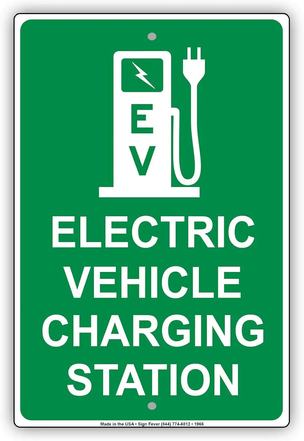 SIGNCHAT 電気自動車充電ステーション Ev 予約スポット通知メタルポスターウォールアート装飾ブリキ看板 8X12 インチ
