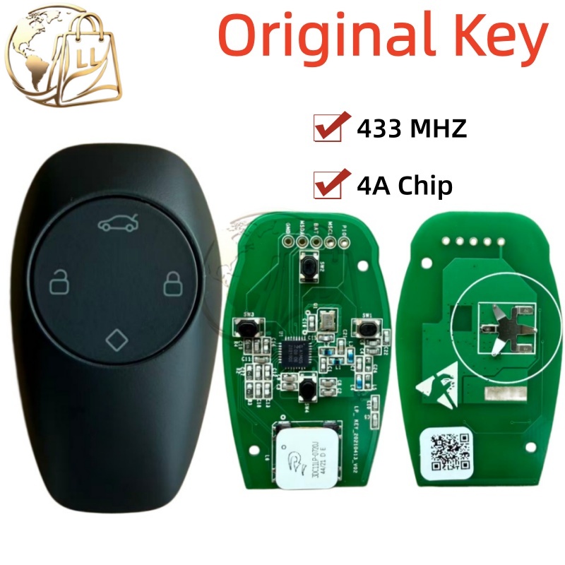 オリジナル車のリモートキーキーレススマートキー 433 Mhz と 4A チップ Leapmotor S01 T03 C11 C01 車のスマートリモートキー