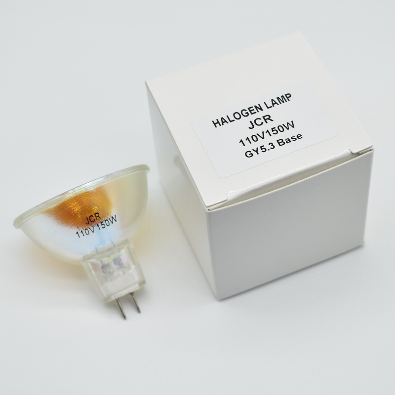 JC110V150W プロジェクター電球 110V 150W MR16 JCR110V150W 、SHOFU Solidilite 硬化ランプベース GY5.3 フラットピン