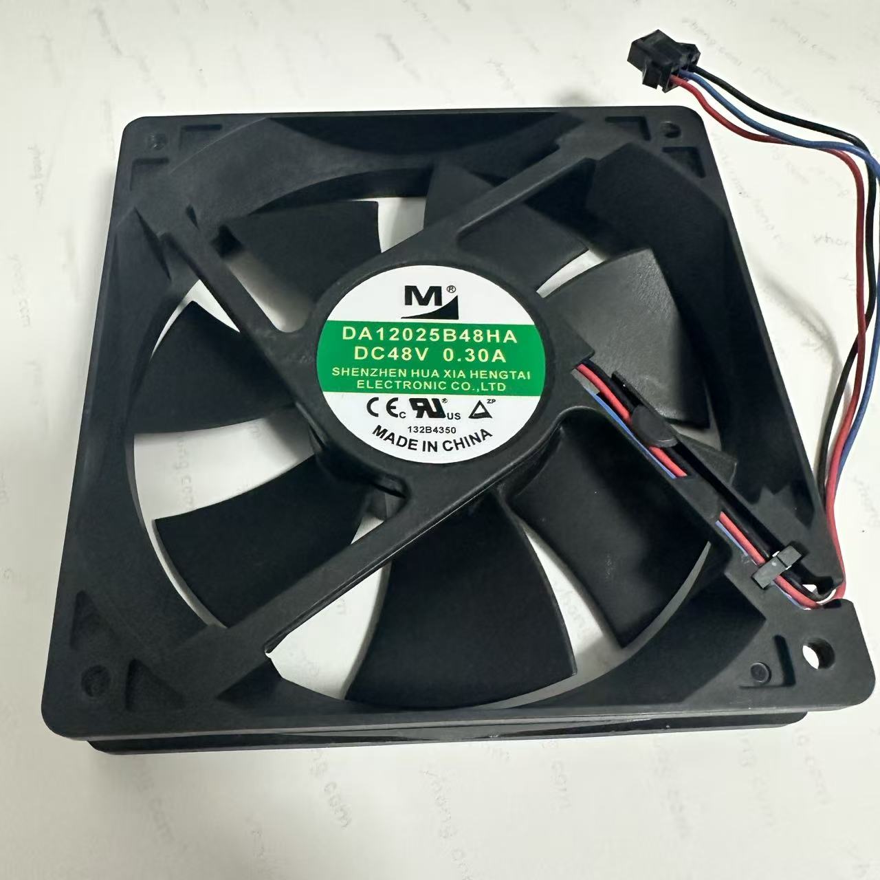 M DA12025B48HA DC 48V 0.30A 120x120x25mm 3 線式冷却ファン