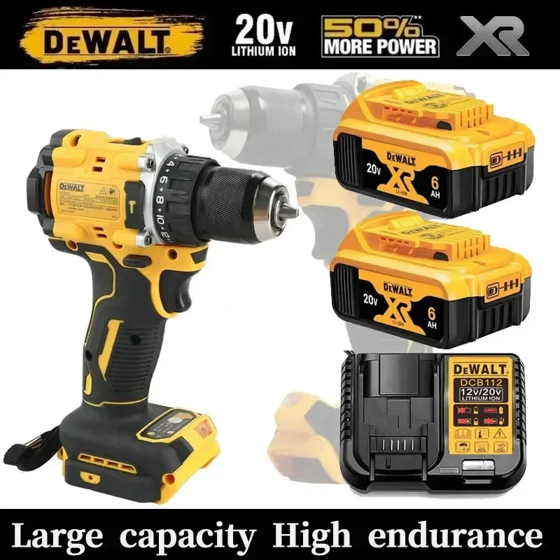 新しい 2026 DEWALT DCD805 ハンドインパクトドリル、20 V リチウムコードレス、ブラシレス電源、可変速度制御、軽量家庭用ツール
