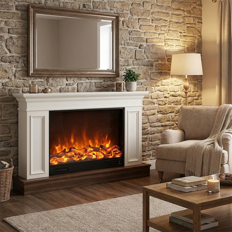 ヨーロッパ暖炉ヒーターコア 3D シミュレーションホーム炎 Chimeneas リビングルームのテレビキャビネット背景壁ホーム屋外暖房