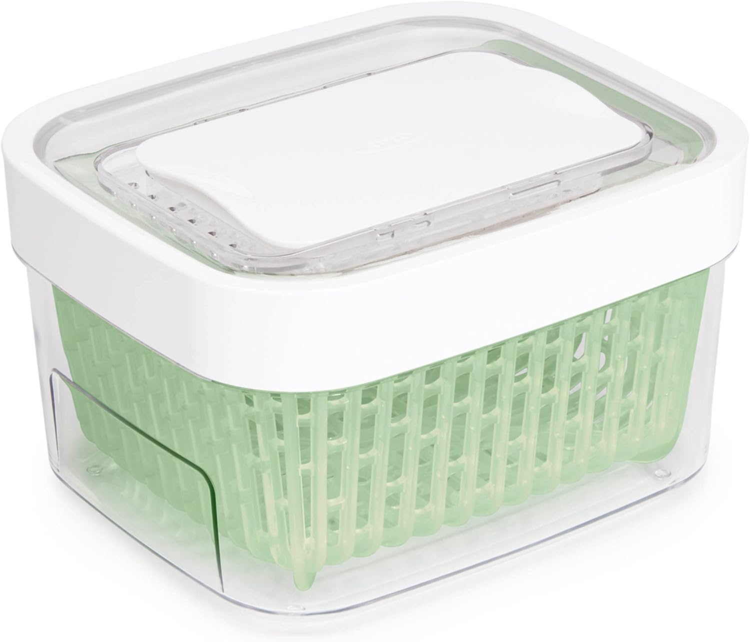 OXO グッド グリップ ストレージ コンテナ ホワイト 1.6 クォート