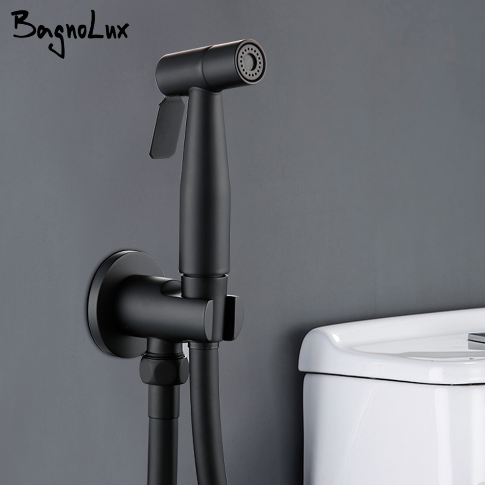 メーカー卸売マーケティングオーブトイレハンドヘルドビデスプレーキットホースとブラケットホルダー壁浴室の蛇口