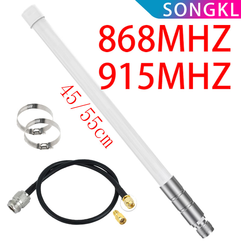 屋外 LoRa アンテナ 915 MHz 米国 Meshtastic ホットスポット アンテナ EU Lorawan 長距離 SMA オス用 3D-FB ケーブル付き