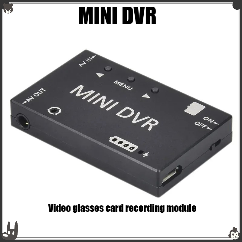 FPV レコーダー ミニ FPV DVR モジュール NTSC/PAL 切り替え可能 内蔵バッテリー FPV オーディオビデオレコーダー RC モデル用 レーシング 耐久性