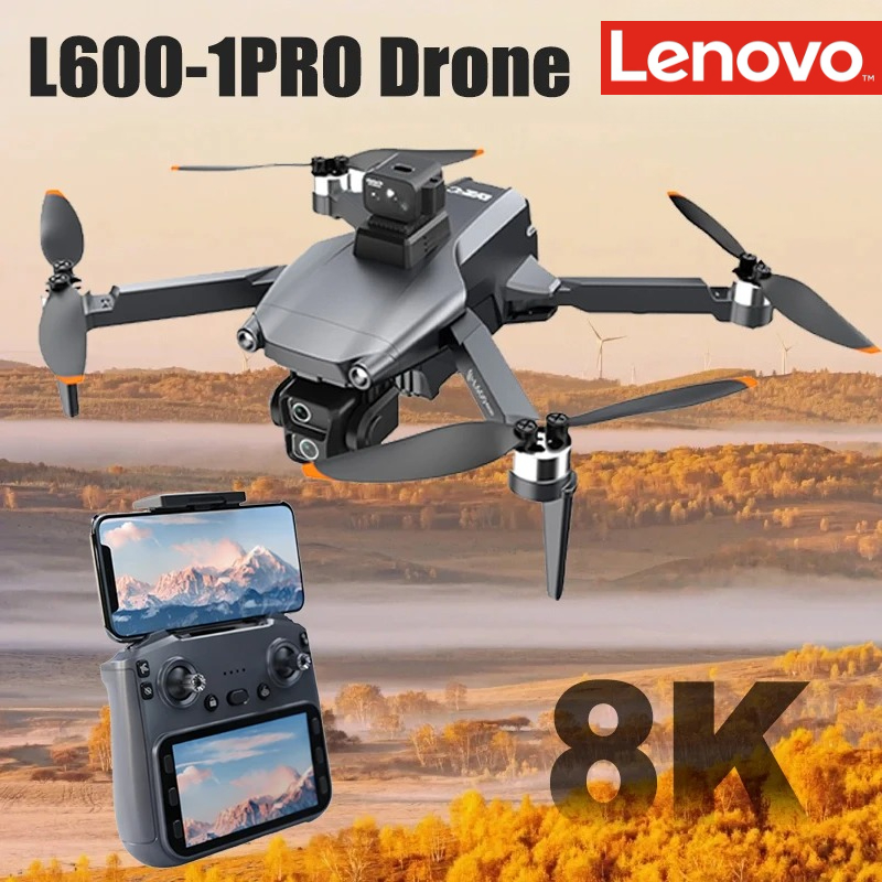 レノボ L600-1 最大 GPS ドローンプロフェッショナル 4K HD デュアルカメラ 360 障害物回避ブラシレスリモコン Quadcopter おもちゃ