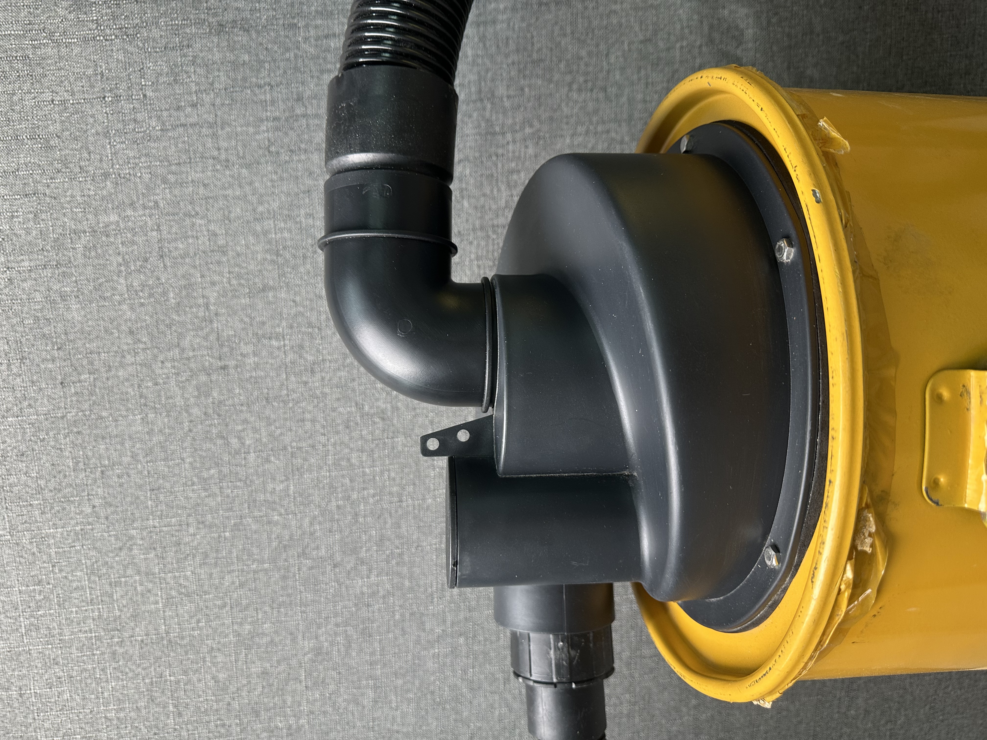 2.5 ''PEMEDOR 木工二重濾過サイクロン集塵機 DIY ターボチャージャーフィルター工業用セパレーター集塵