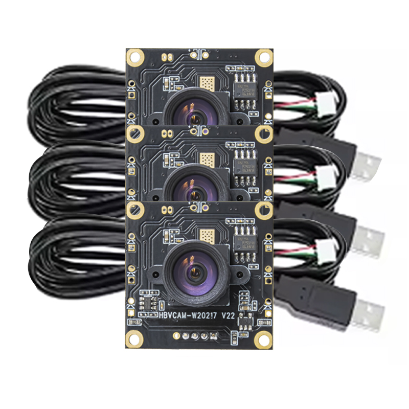 HBV OV9732 100°広角 1MP カメラモジュール UVC - 2m ケーブル付き、Win XP/7/8/Vista/Android 4.0/Mac/Linux と互換性あり