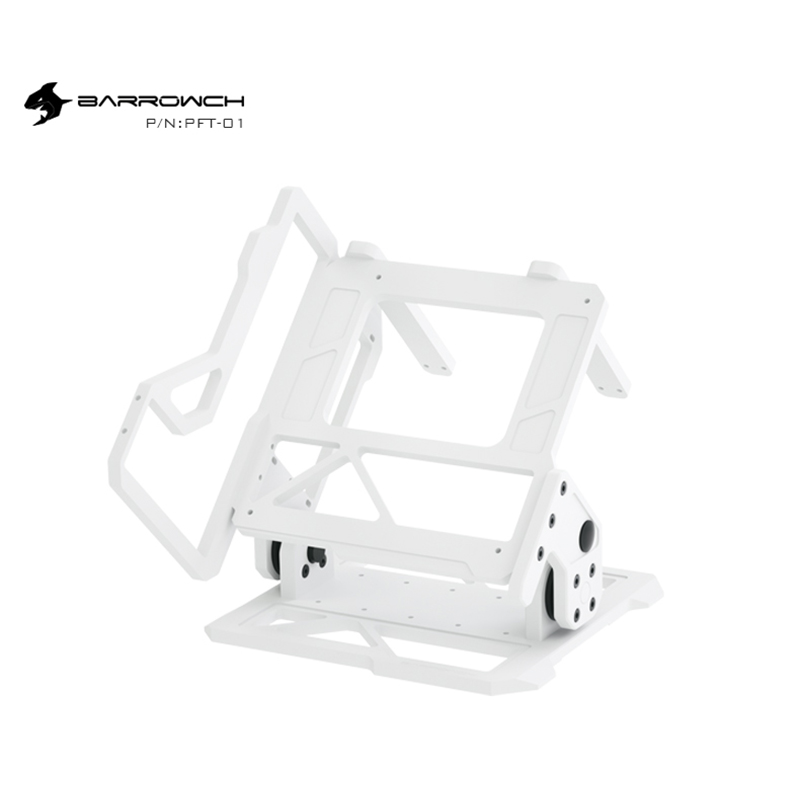 Barrowch ITX オープンフレームアルミ合金水冷コンピュータケース DIY 角度調整可能 PFT-01
