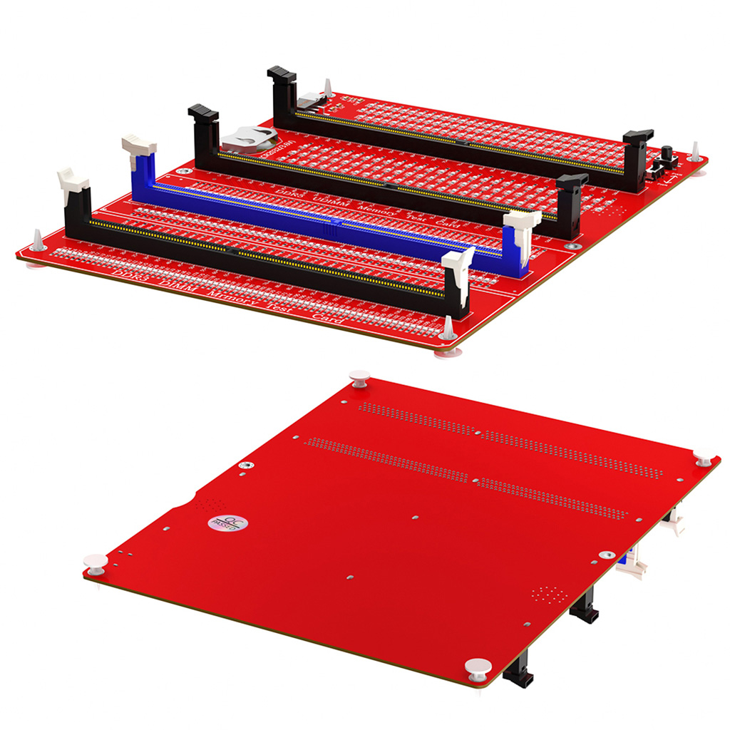DDR3 / DDR4 / DDR5 UDIMM/RDIMM メモリ用デスクトップコンピュータ用 LED インジケータ付き 3 in 1 メモリテストカード