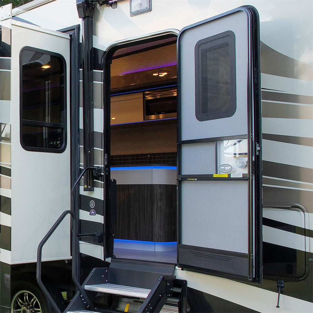 RV エントリードア フリクション ヒンジ キット 5 輪トラベル トレーラーおよびキャンピングカー用 (2 個パック)