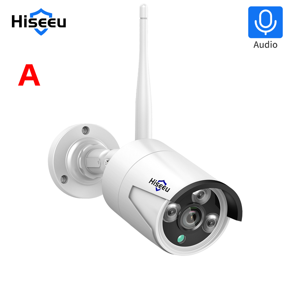 Hiseeu 3/5/8MP ワイヤレス IP カメラ 3.6 ミリメートルレンズ防水セキュリティ WiFi カメラ Hiseeu ワイヤレス CCTV システムキット IP プロアプリ