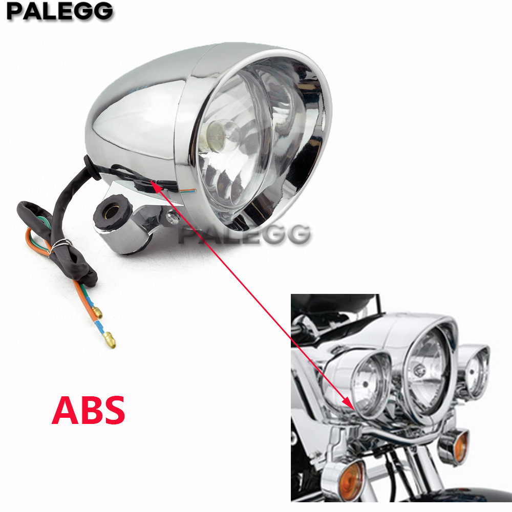オートバイのフロントヘッドライト ABS 電球超高輝度ドライブ補助ランプ防塵防水バイクデイタイムランニングフォグライト