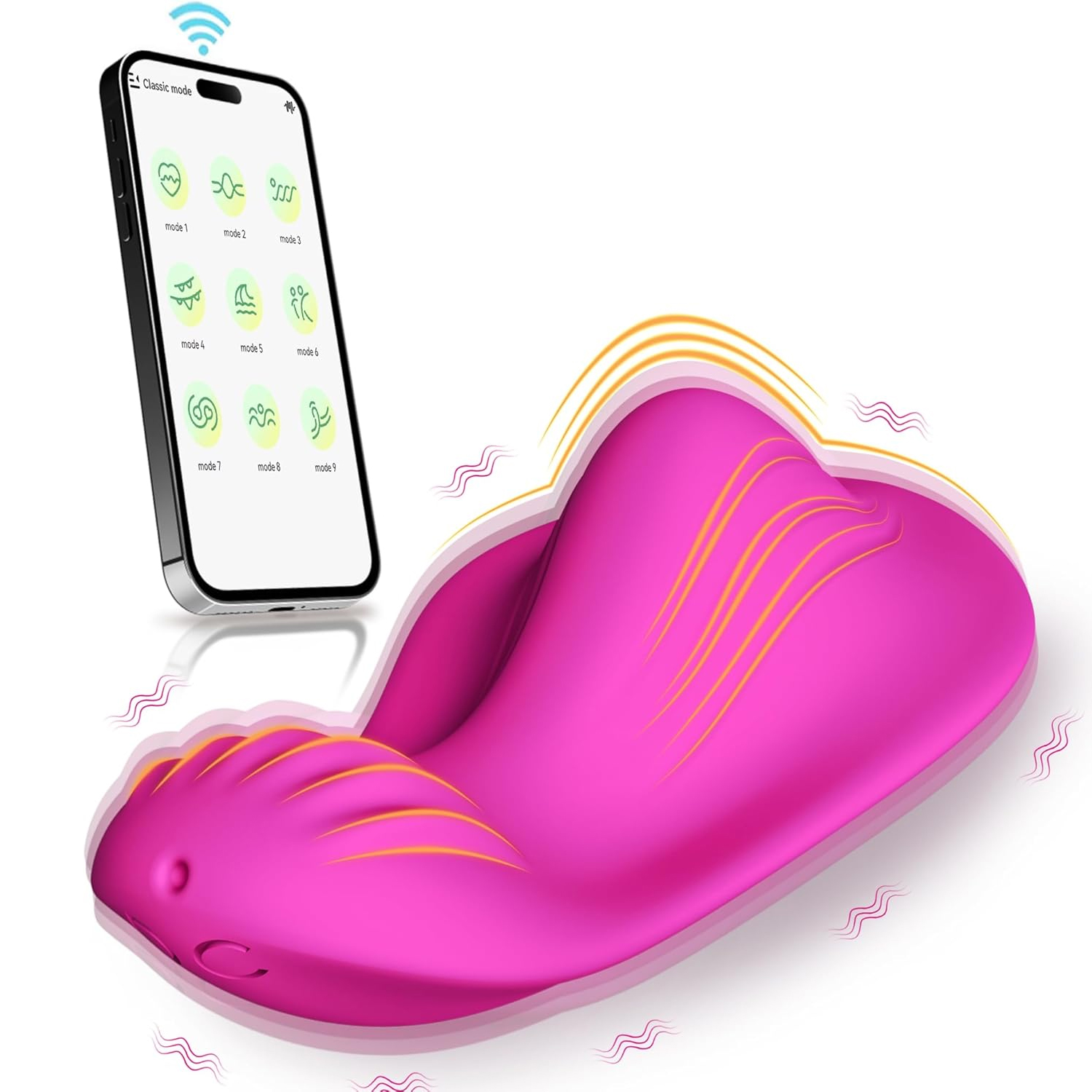 Wearable Bluetooth Panties Vibrator Vagina Clitoris Stimulator Massager APP Control Wearable Vibrating Egg Sex Toy for Adult