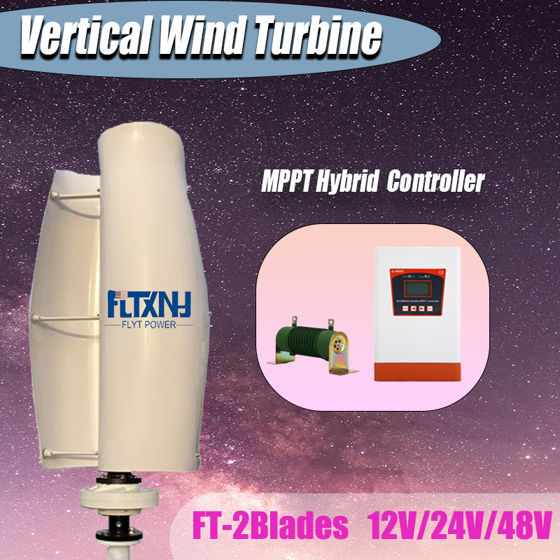 ハイパワー 10KW 低速垂直軸風力タービン 12V 24V 48V オフグリッド 240V グリッド接続無料家庭用