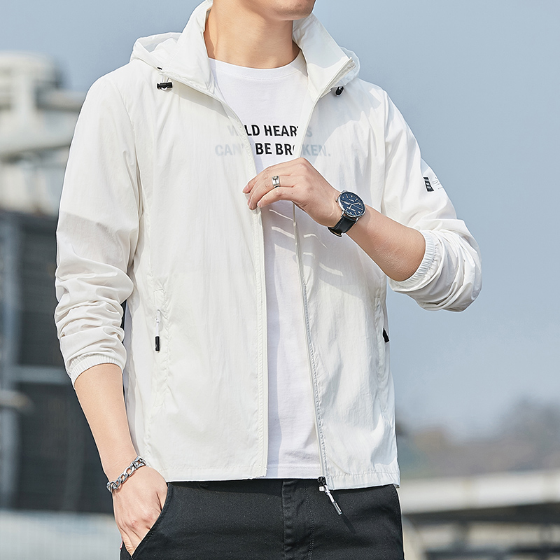 2025Summer フード付きジャケット男性女性防水日焼け止め服釣り狩猟服速乾性肌ウインドブレーカー