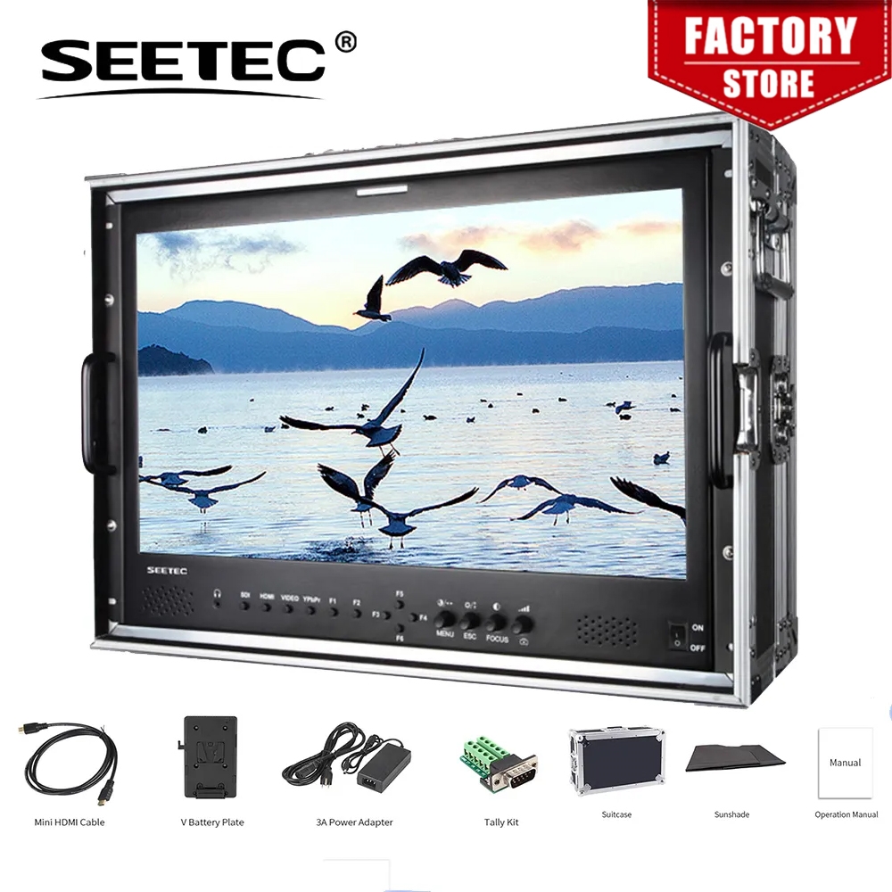 SEETEC P215-9HSD-CO 21.5 インチ IPS フル HD 1920x1080 キャリーオン ブロードキャスト ディレクター モニター
