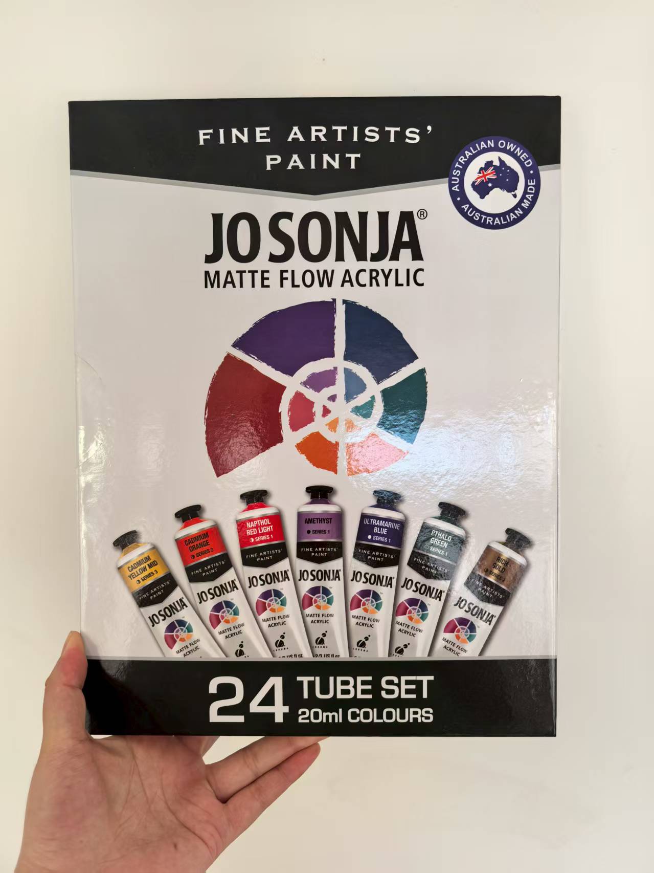 American JO SONJA imported high-grade acrylic paint set 10color/24color 20ML Rebirth doll water-based акриловые краски