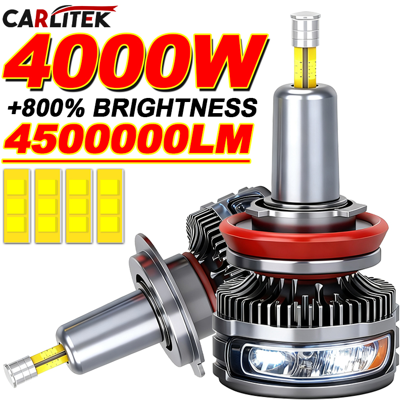 360 LED H7 H4 H1 車のヘッドライト電球 Canbus HB3 HB4 9012 ターボ Led プロジェクターレンズ H8 H11 9005 9006 オートフォグランプ 6000 k ライト