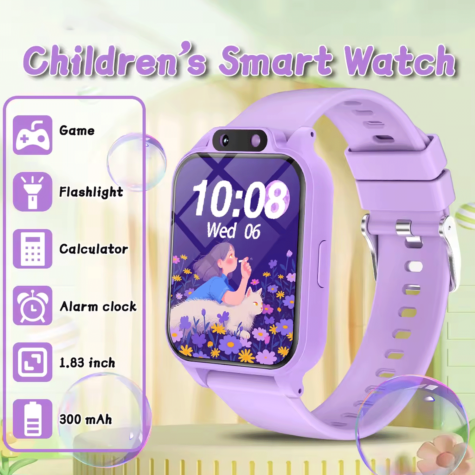スマートウォッチ、新しい子供用スマートウォッチ、ティーンエイジャー向けゲームのスマートウォッチをアップグレード