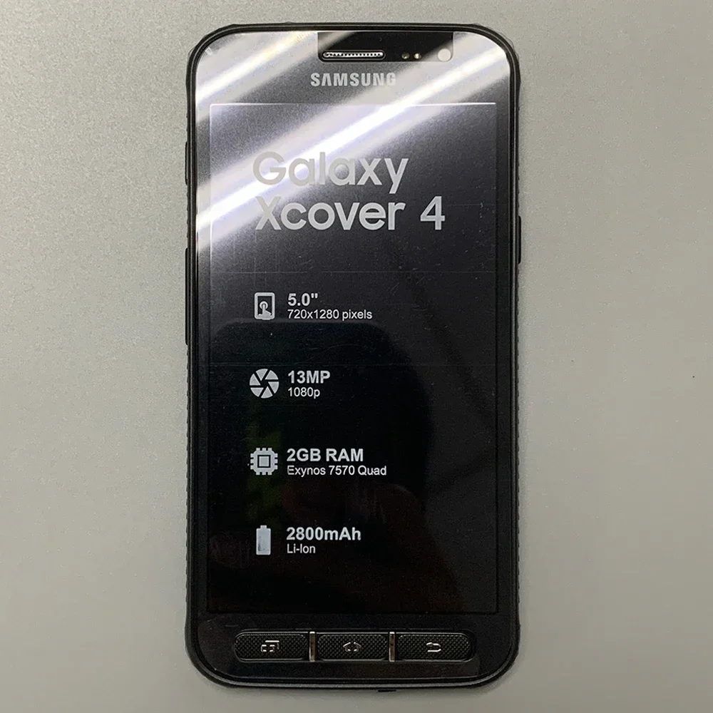 オリジナルサムスンギャラクシー Xcover 4 G390F 4 グラム携帯電話 5.0 ''2 ギガバイト RAM 16 ギガバイト ROM 13MP 8MP Exynos 7570 クアッドコア Android スマートフォン