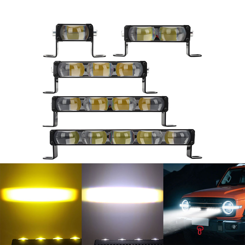 1/2/3/4/5 LED ライトバーレンズスポットライトワークライトドライビングランプグリル信号ランプジープトラック SUV ピックアップトラック車オートバイ