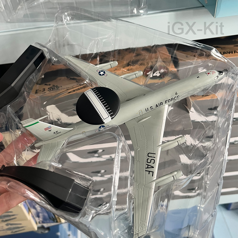 1:200 スケール E-3 セントリー AWACS 早期警戒航空機 E3 飛行機金属仕上げ静的飛行機モデル