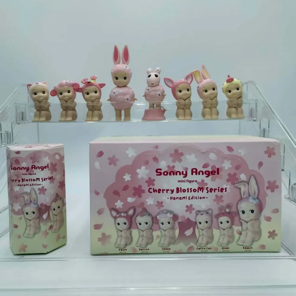 ミニソニー桜シリーズブラインドボックスおもちゃミステリーボックスかわいいラッキーかわいい人形装飾収集モデルカップルギフト