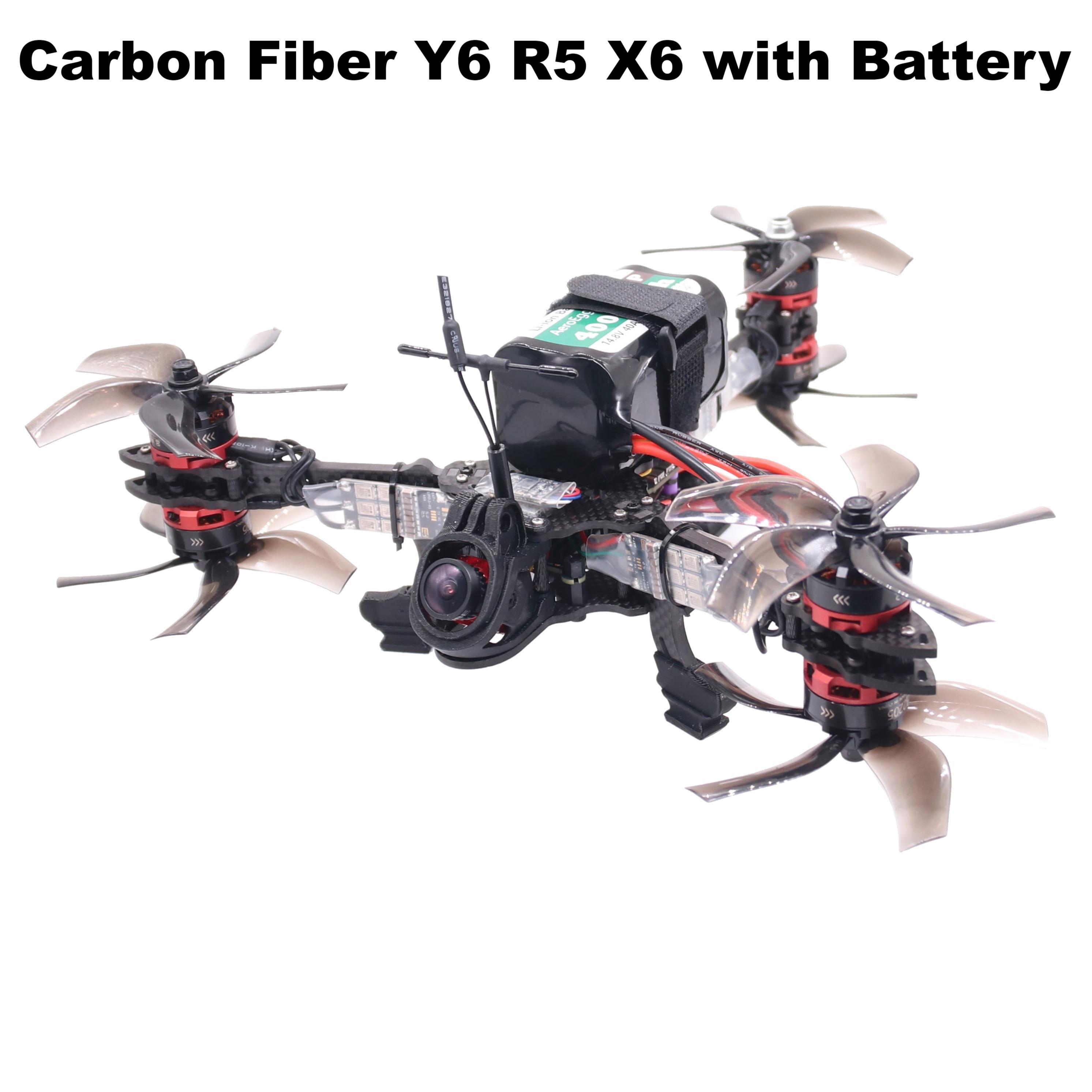 B-CUBE Y6R5 5 インチ FPV ドローン フレーム キット カーボンファイバー レーシング クアッドコプター フリースタイル INAV Beatflight F722 NOXE Ardupilot FlightControl