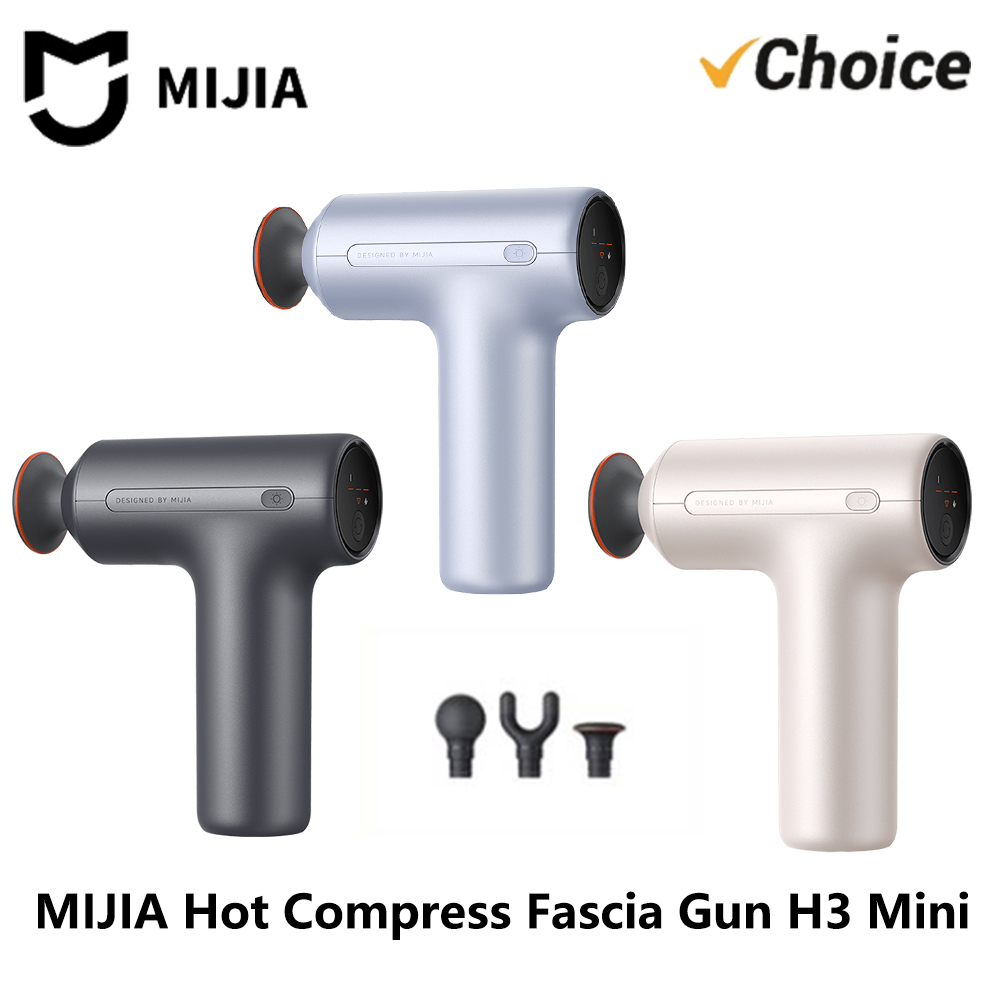 2025 新 MIJIA 温湿布筋膜ガン H3 ミニ 12 キロ強力な推力スポーツフィットネス筋肉ディープマッサージポータブルマッサージャー CN