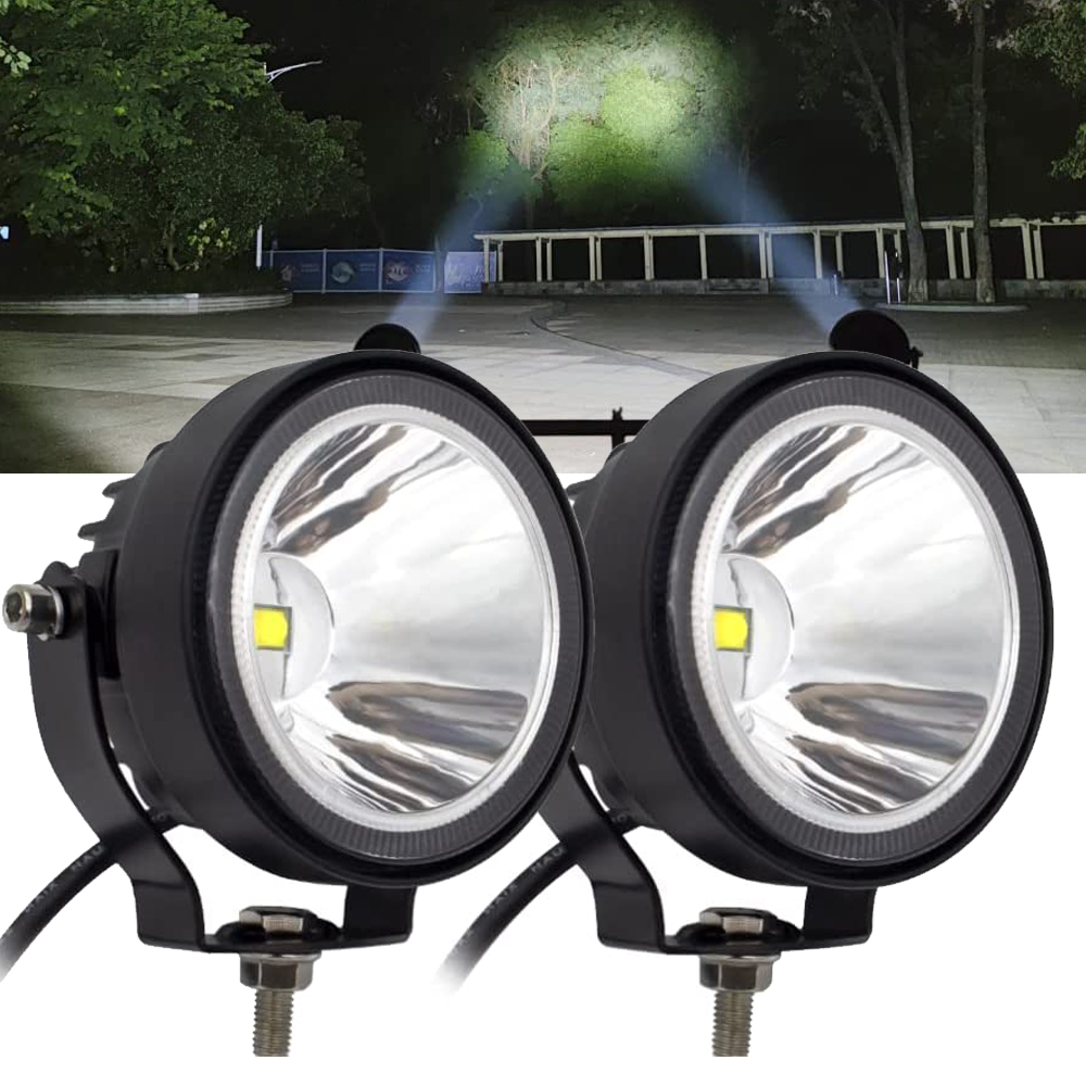 NLpearl 4 インチ LED ワークライトスポットライト 4 × 4 駆動 Led オフロード超高輝度 60 ワット白ラウンドオートバイ車 ATV ボートレース