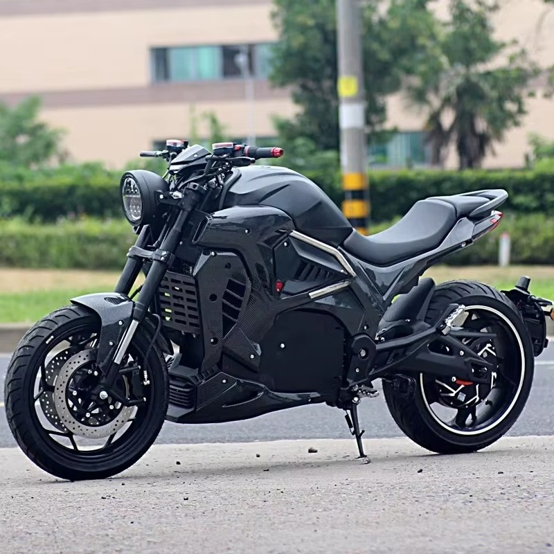 新しいファッショナブルな 17 インチハイパワー 3000 ワット-16000 ワット Diavel レーシング長距離電動バイク大人用