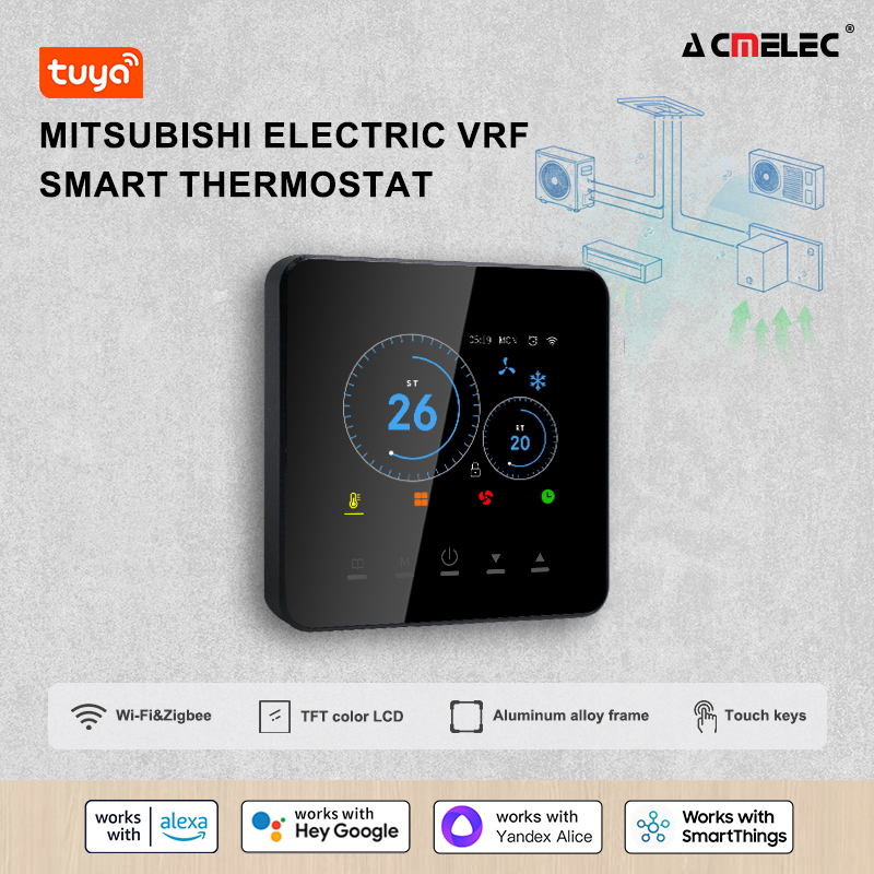 三菱電機 Tuya Wifi VRF エアコンスマートサーモスタット Google ホーム Alexa DuerOS