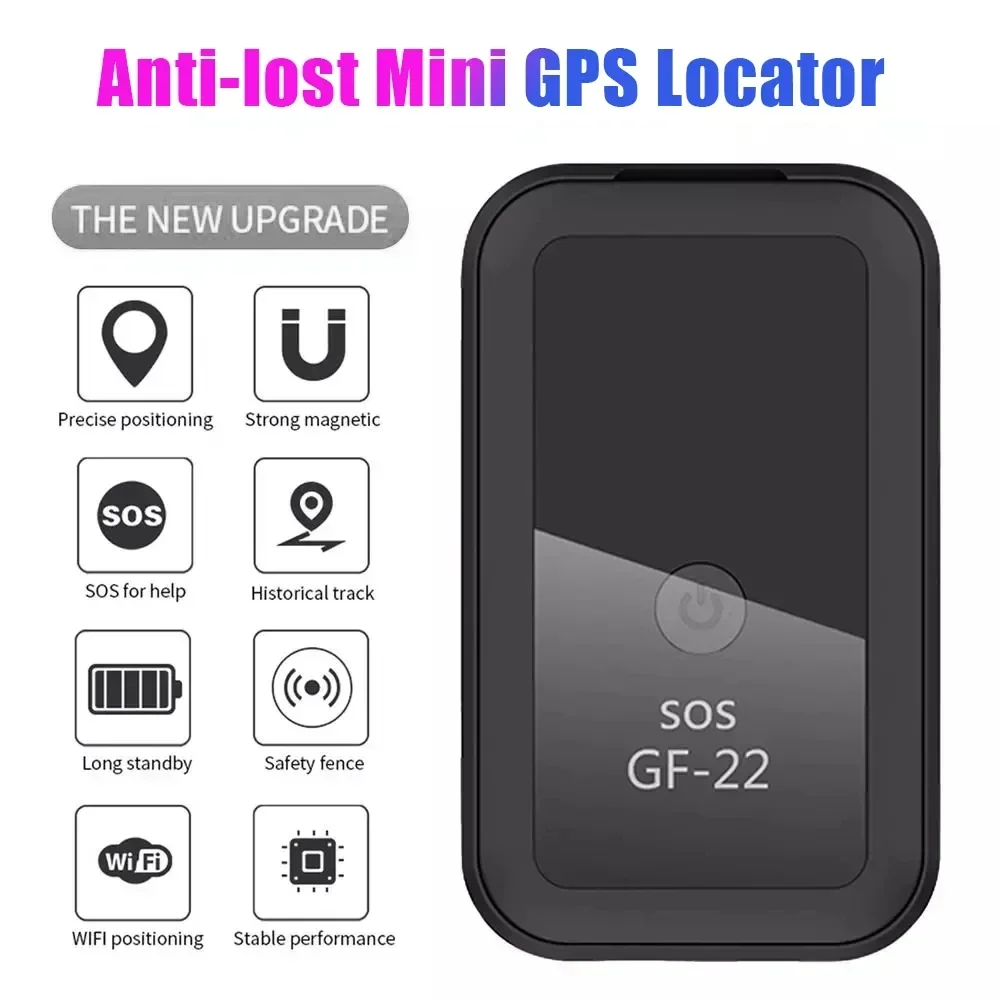 ミニカートラッカー GF 22 磁気車 GPS ロケーター紛失防止記録追跡デバイス音声制御電話 Wifi LBS