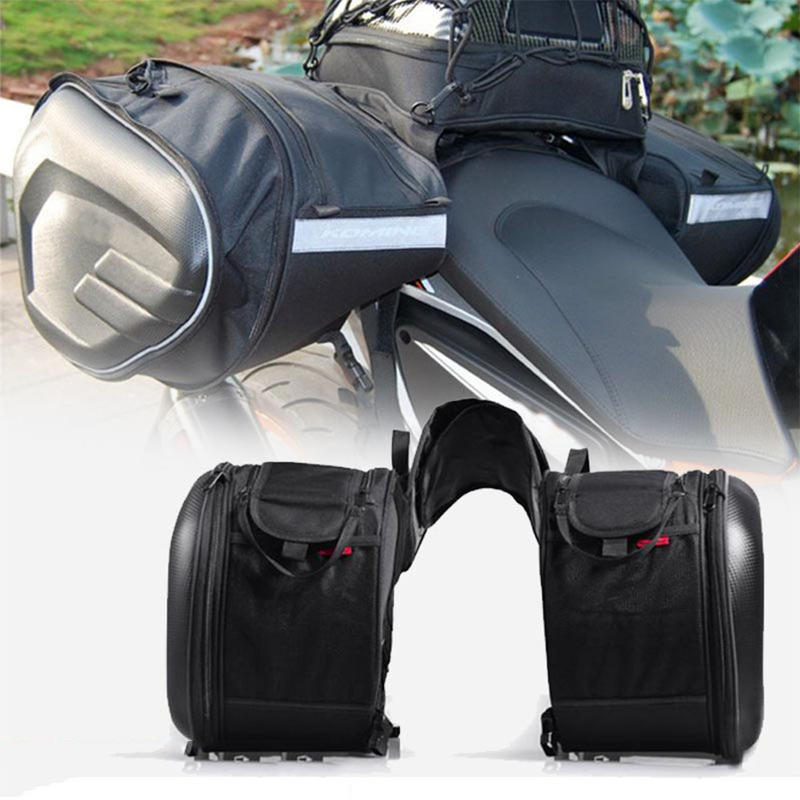 オートバイ防水サドルバッグ/オートバイサイドヘルメット乗馬旅行バッグレインカバー 1 ペア