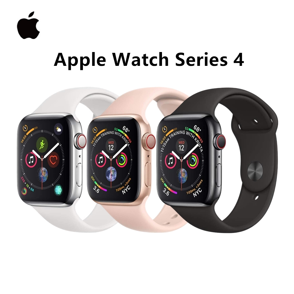 100% オリジナル Apple Watch シリーズ 4 スマートウォッチ 40MM/44MM GPS アルミニウム スポーツバンド付き