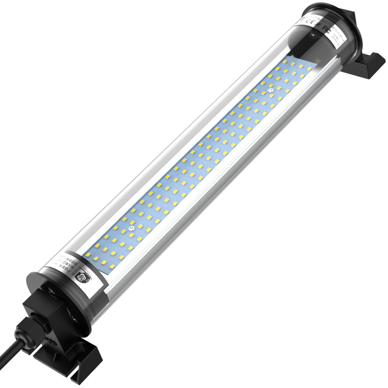 Led Machine Tool Lamp 24v Oil And Water Proof Explosion-Proof Lamp Cnc Lathe Lamp 220v Long Round Tube Super Bright Light