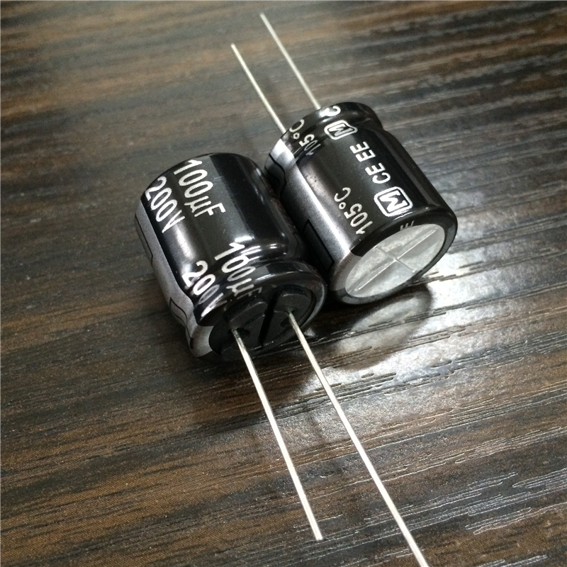 5 個/50 個 100uF 200V EE シリーズ 18x20mm 高リプル電流 200V100uF アルミ電解コンデンサ
