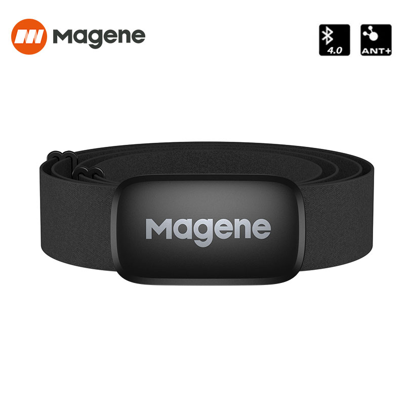 Magene Mover H64 心拍センサーデュアルモード ANT Bluetooth チェストストラップ付きサイクリングコンピュータバイク Wahoo Garmin Sports Monito 用