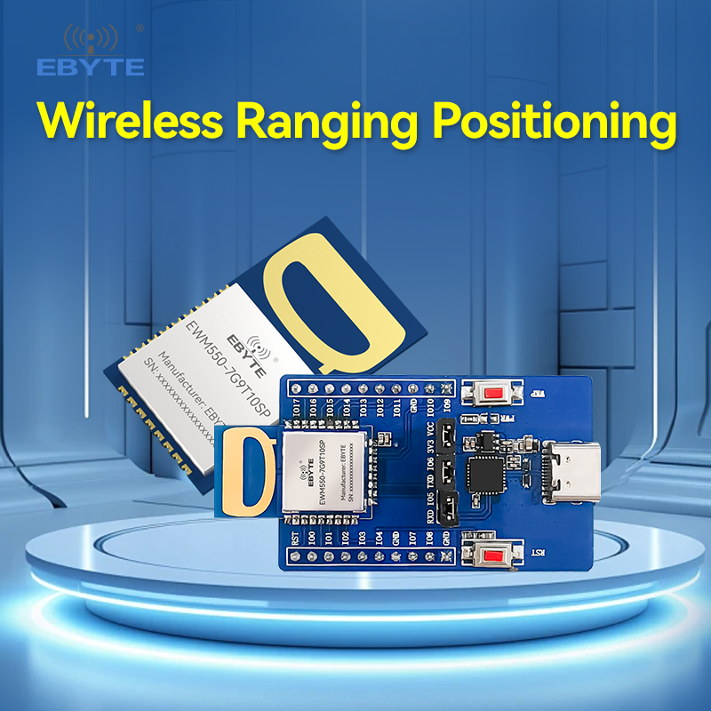 ワイヤレス測距測位モジュール UWB モジュール 超広帯域距離測定 UART CH5 CH9 SMD EBYTE EWM550