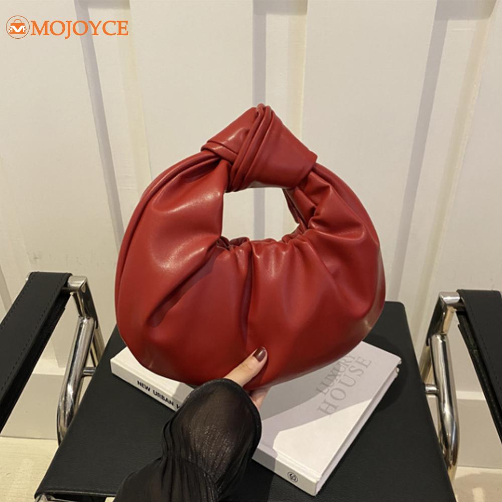 ミニ トップハンドル バッグ PU レザー カジュアル ショルダー バッグ プリーツ ハンドバッグ クラウド バッグ レディース ガールズ
